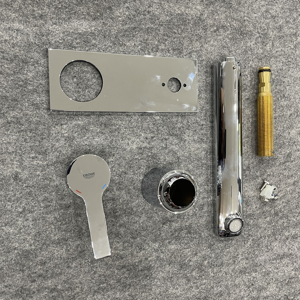 Vòi chậu nóng lạnh 2 lỗ gắn tường Lineare L-Size GROHE 23444001 - 9