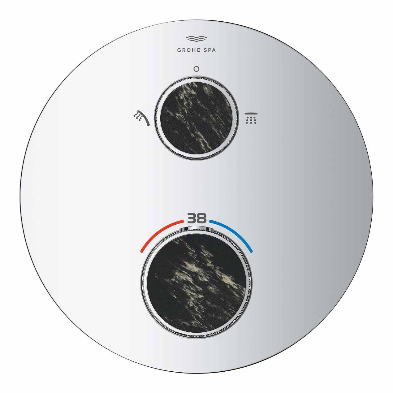 Van nhiệt độ kèm chuyển hướng 2 đường Atrio GROHE 24396000 - 6