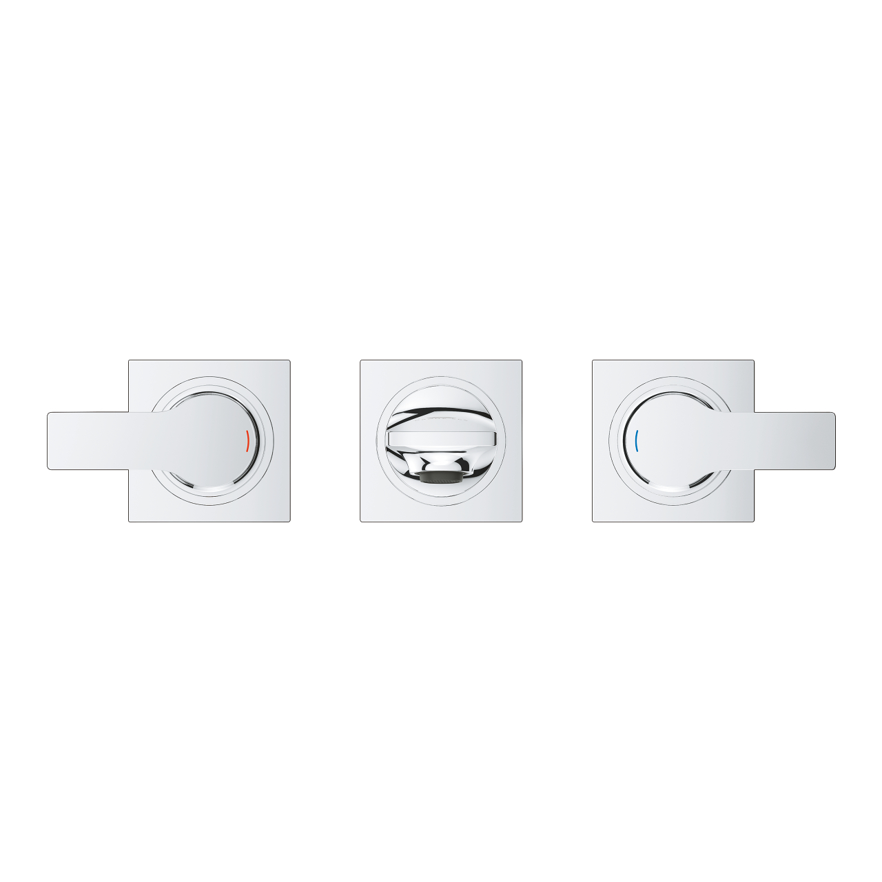 Vòi chậu nóng lạnh gắn tường 3 lỗ Allure GROHE 20193002 - 4