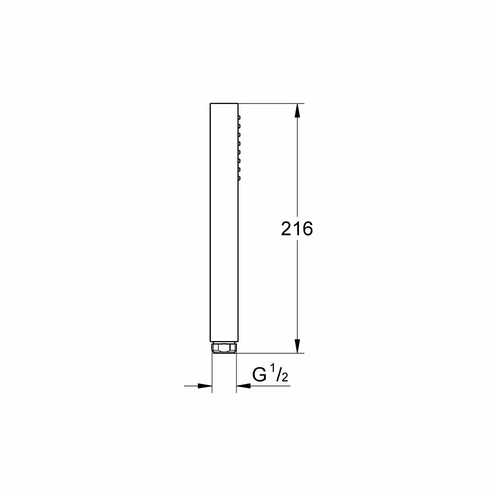 Tay sen tắm Euphoria Cube Stick GROHE 27884001 - 2