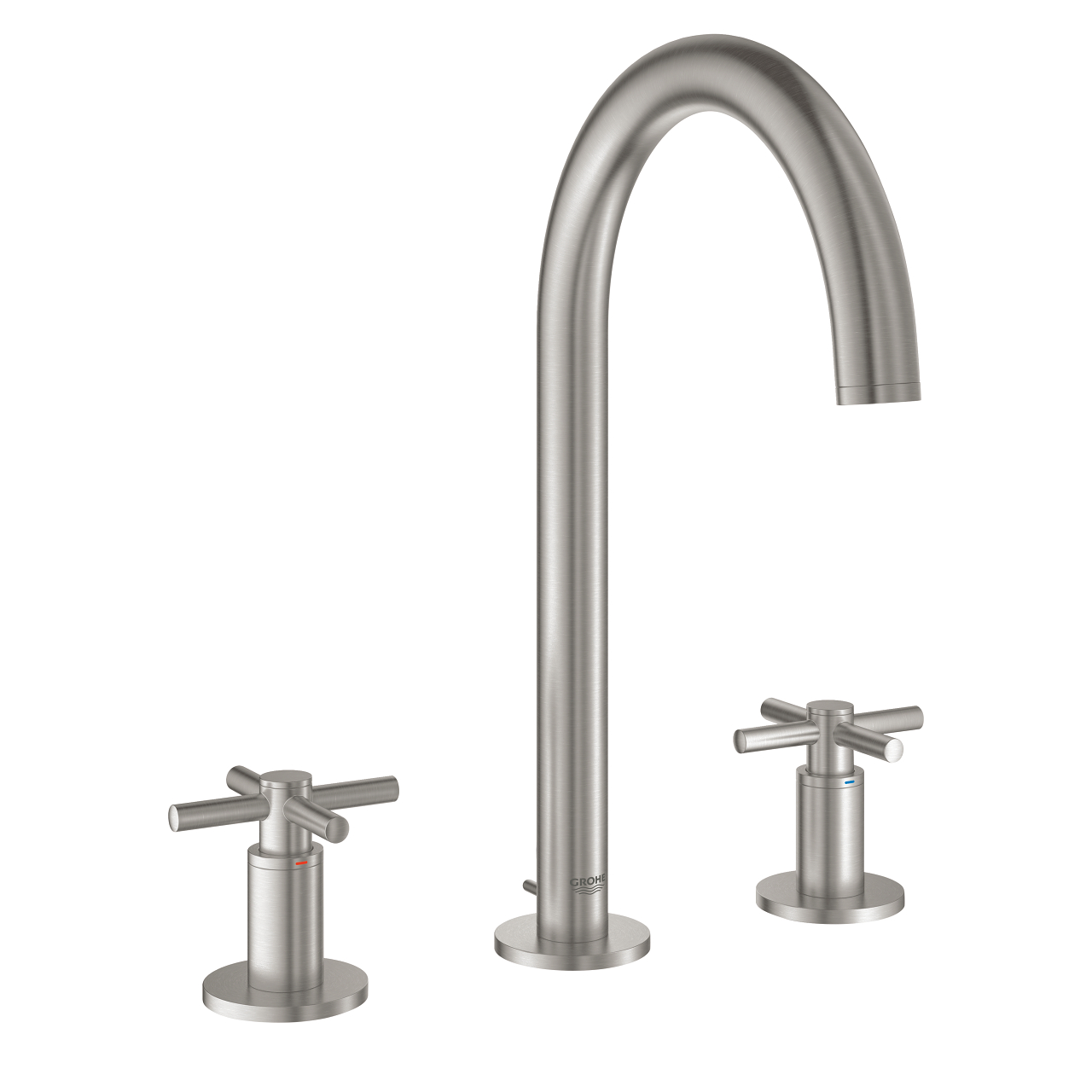 Vòi chậu nóng lạnh Atrio M-size 3 lỗ Grohe 20008003 - 7