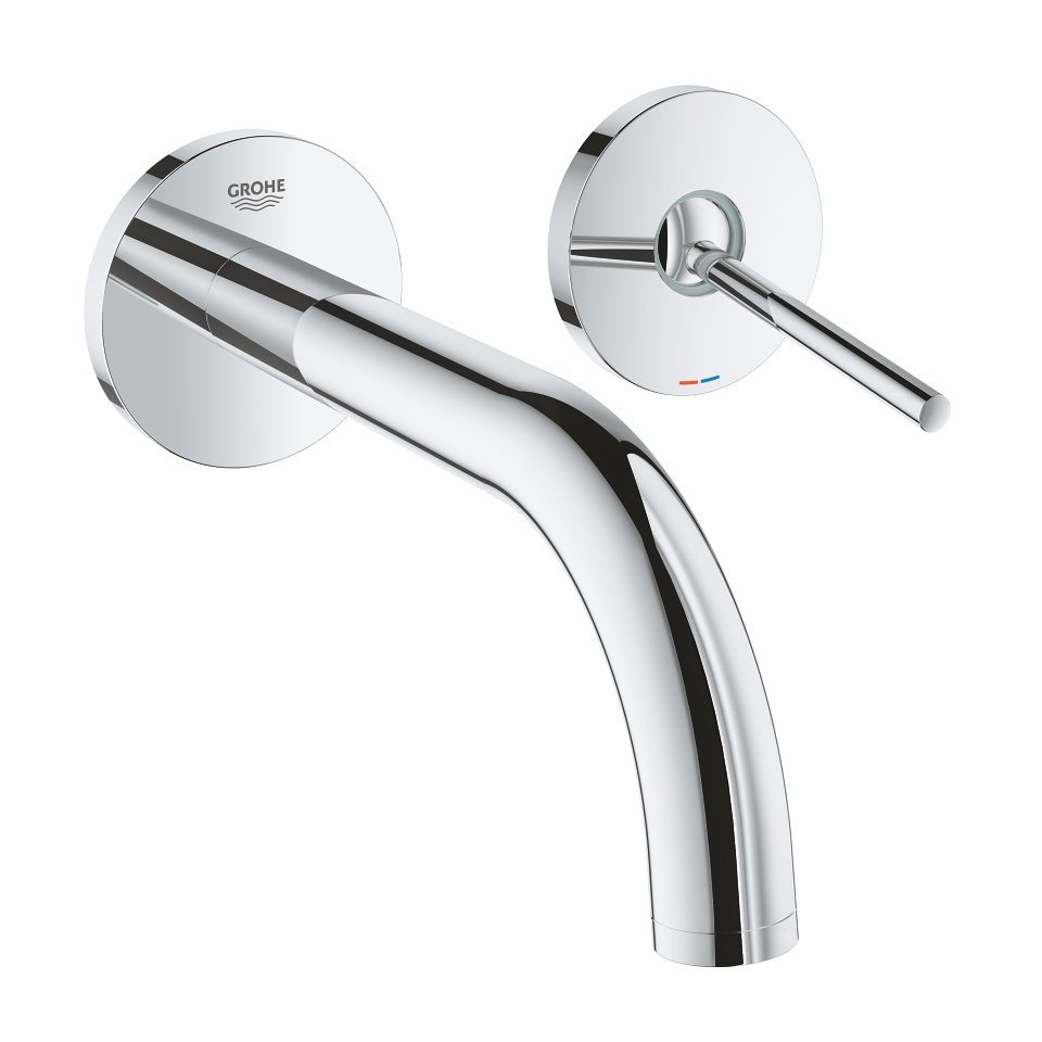 Vòi chậu nóng lạnh gắn tường 2 lỗ Atrio GROHE 19287003 - 4
