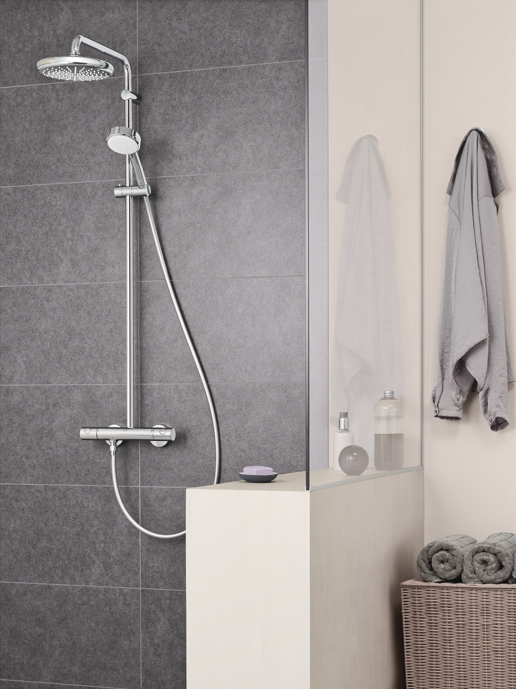 Bộ sen tắm nhiệt độ New Tempesta Cosmopolian Grohe 27922001 - 15