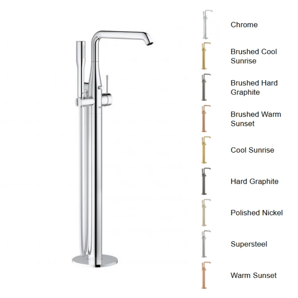 Vòi bồn tắm đặt sàn nóng lạnh Essence GROHE 23491001 - 2