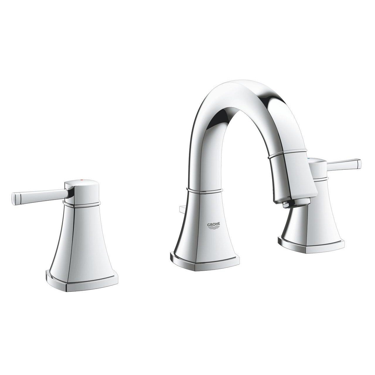 Vòi chậu nóng lạnh 3 lỗ thấp Grandera S-size GROHE 20417IG0 - 4