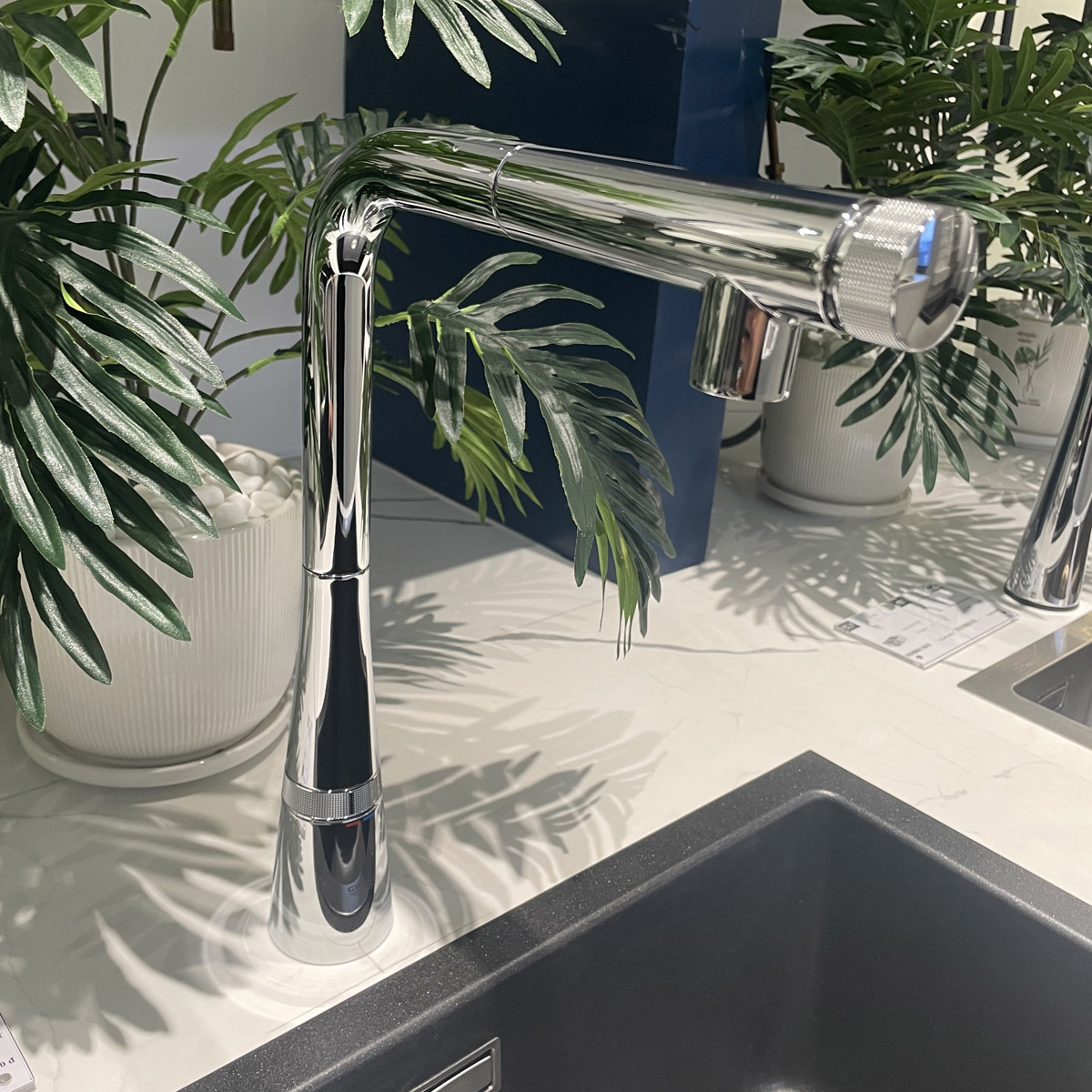 Vòi bếp dây rút nóng lạnh Zedra Smart Control GROHE 31593002 - 4