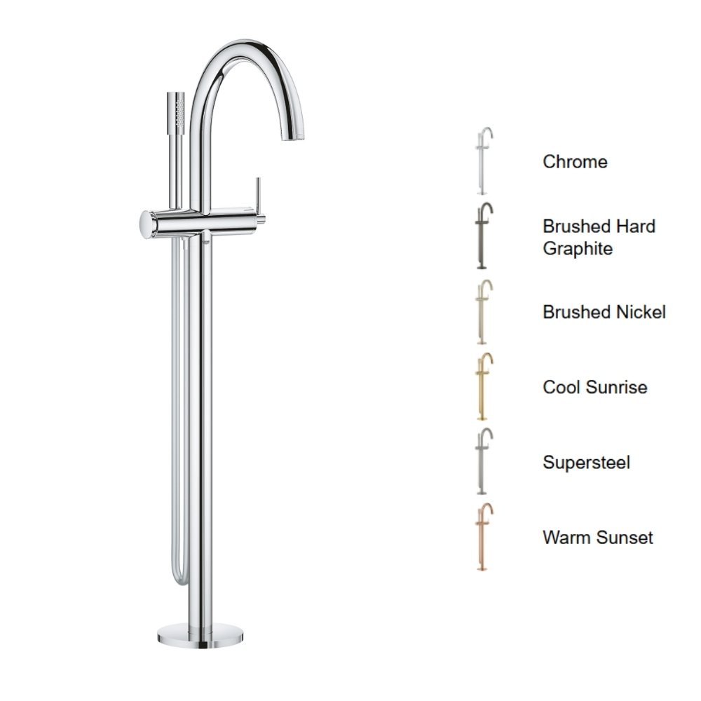 Vòi bồn tắm đặt sàn Atrio Grohe 32653003 - 2