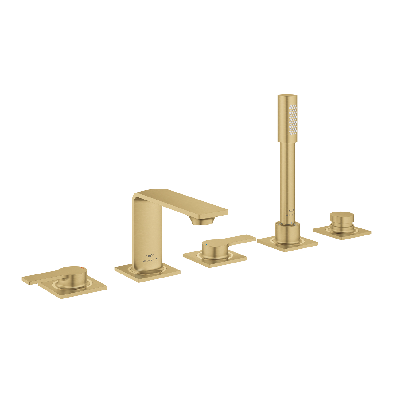 Vòi bồn tắm 5 lỗ nóng lạnh kèm tay sen Allure GROHE 25221001 - 7