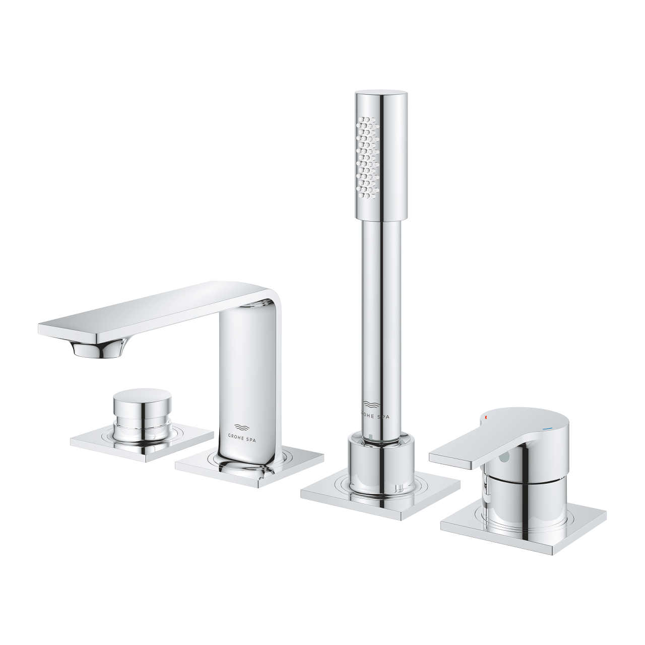 Vòi bồn tắm 4 lỗ nóng lạnh kèm tay sen Allure GROHE 19316001 - 5