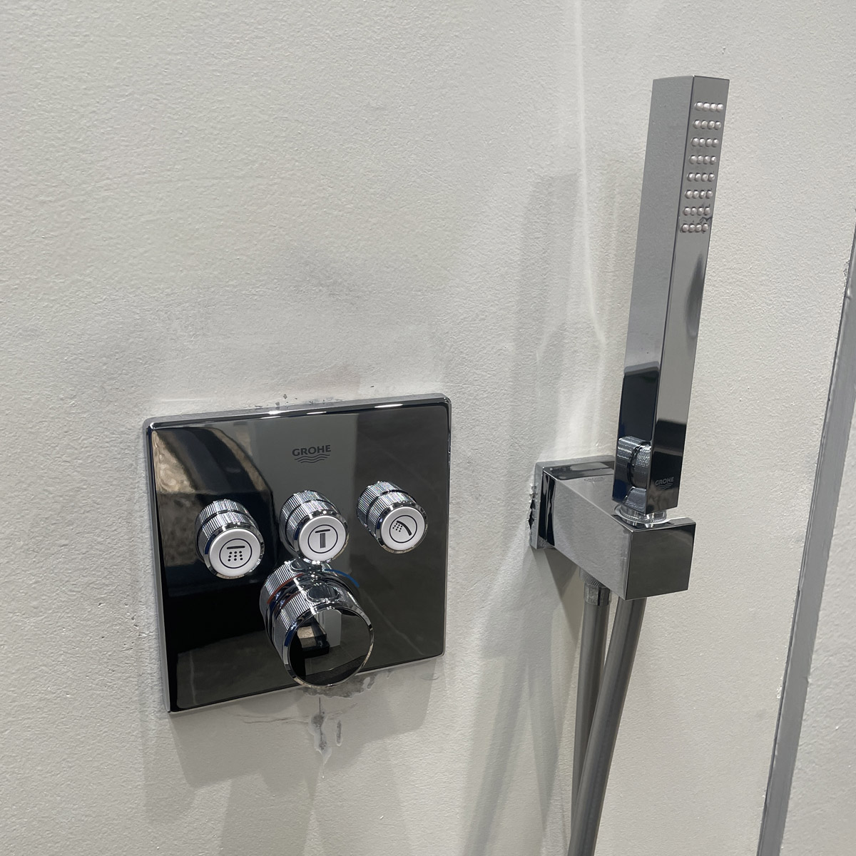 Bộ sen âm tường ổn nhiệt với bát sen GROHE 34706000 - 5