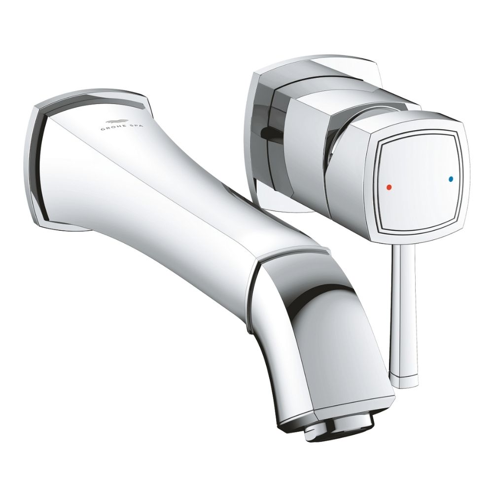 Vòi chậu gắn tường nóng lạnh 2 lỗ Grandera L-size GROHE 29417000 - 2