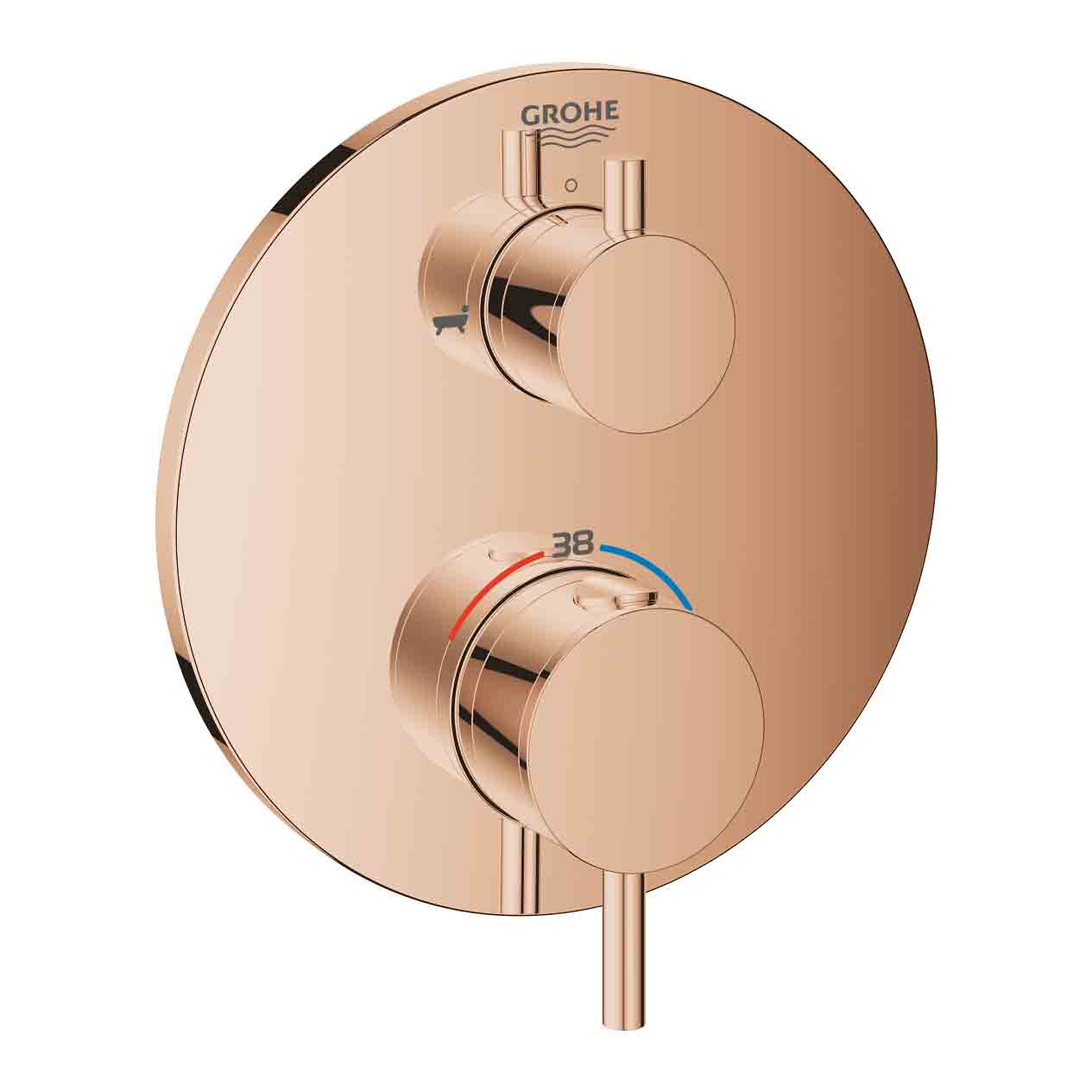 Van nhiệt độ kèm chuyển hướng 2 đường Atrio GROHE 24138003 - 15