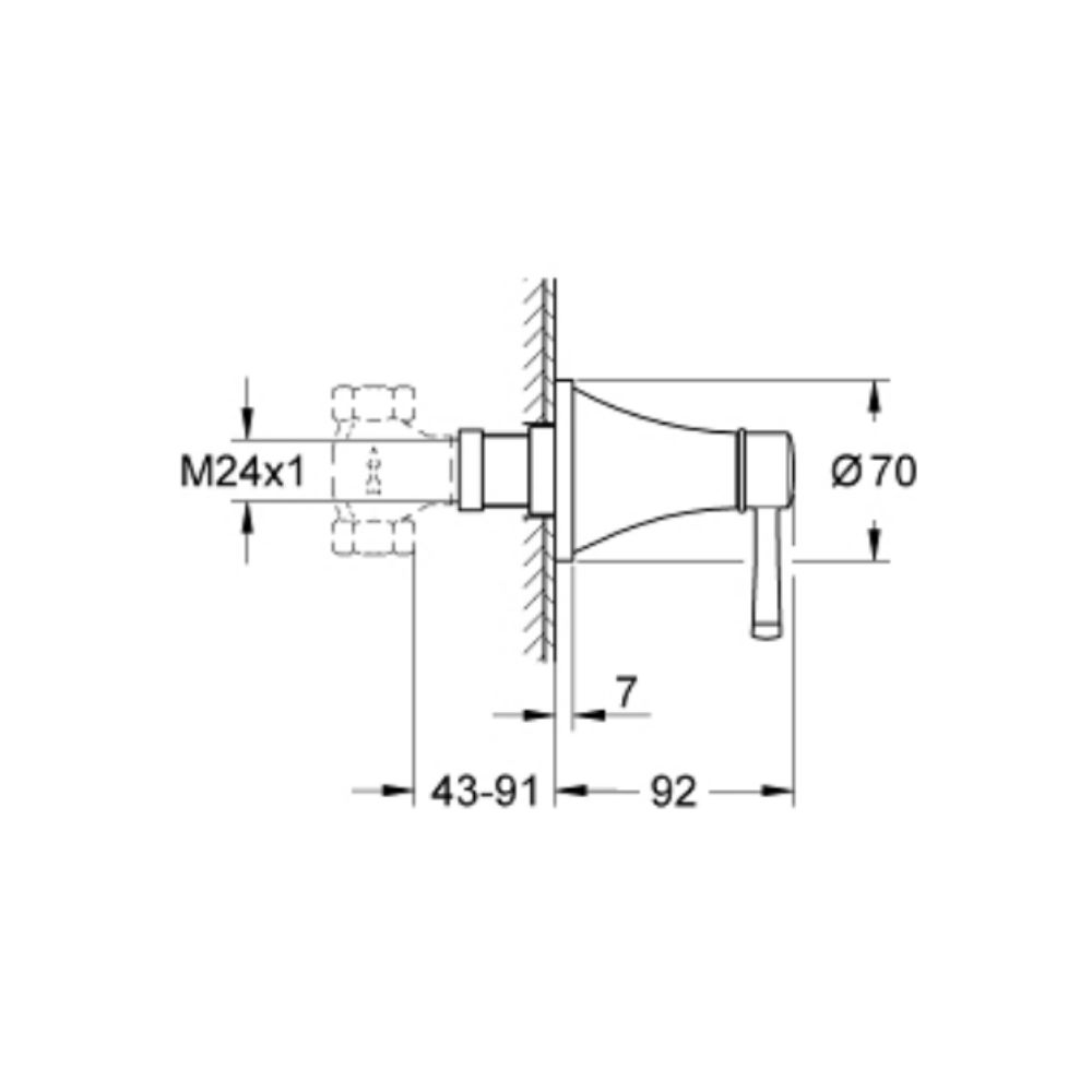 Van vặn Grandera GROHE 29420IG0