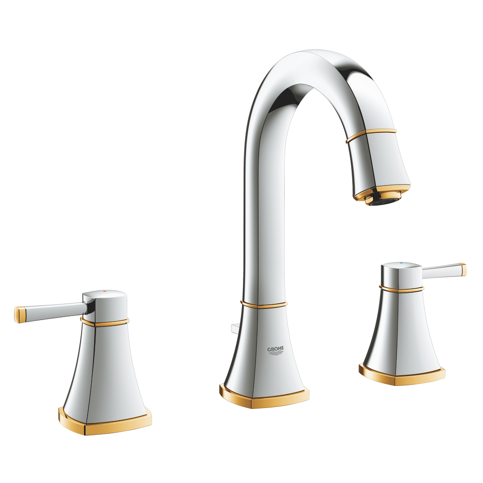 Vòi chậu nóng lạnh Grandera 3 lỗ Grohe 20389IG0 - 5