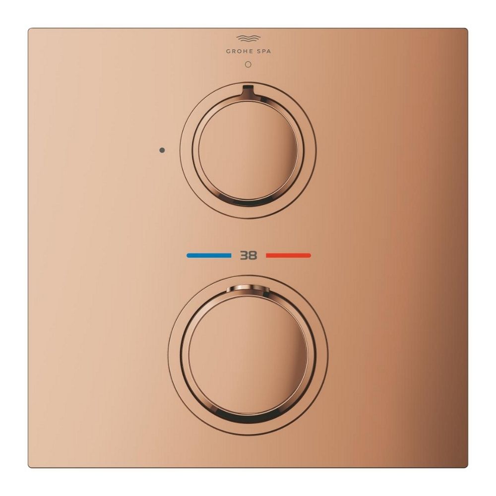 Van nhiệt độ kèm chuyển hướng 2 đường Allure GROHE 19380002 - 13