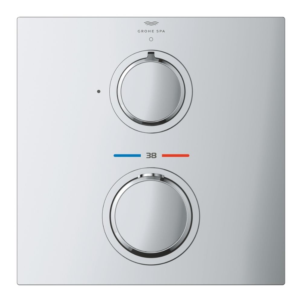 Van nhiệt độ kèm chuyển hướng 2 đường Allure GROHE 19380002 - 6
