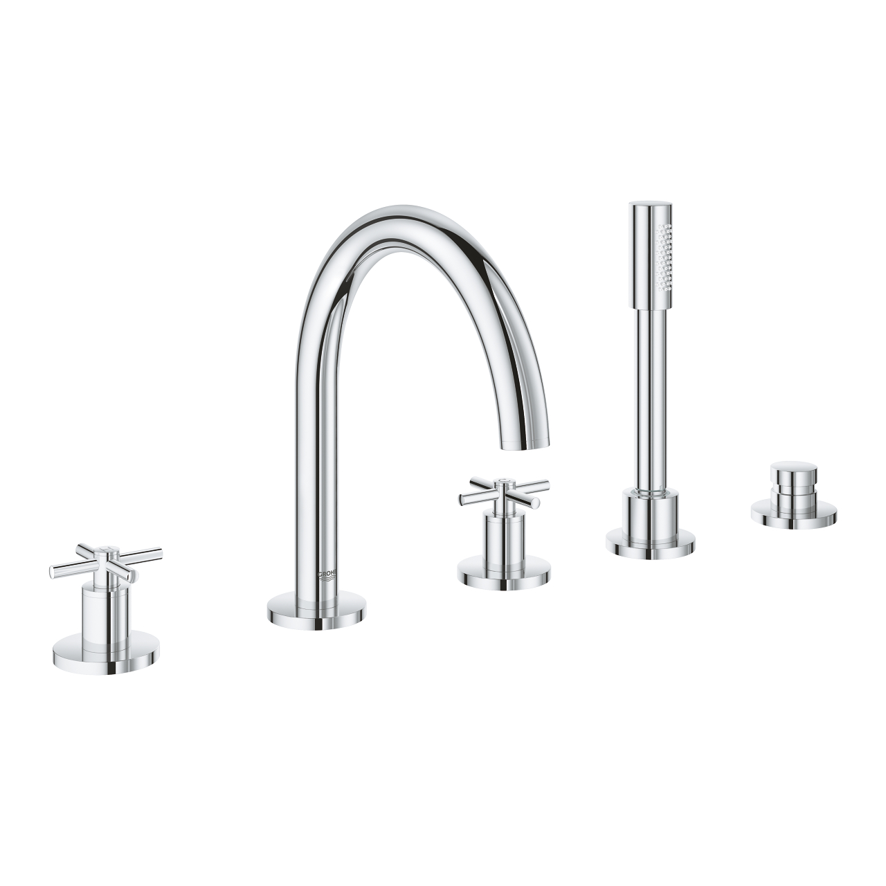 Vòi bồn tắm 5 lỗ Atrio Grohe 19923003 - 4