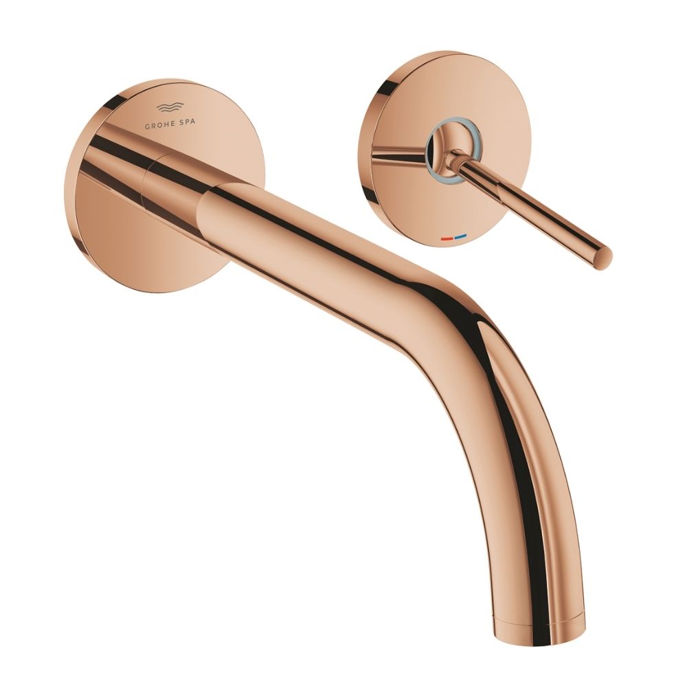 Vòi chậu gắn tường nóng lạnh 2 lỗ Atrio L-size GROHE 29406000 - 5