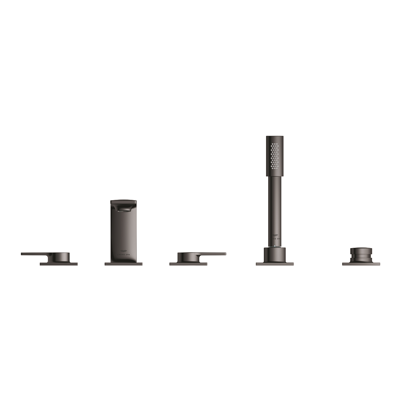 Vòi bồn tắm 5 lỗ nóng lạnh kèm tay sen Allure GROHE 25221001 - 14