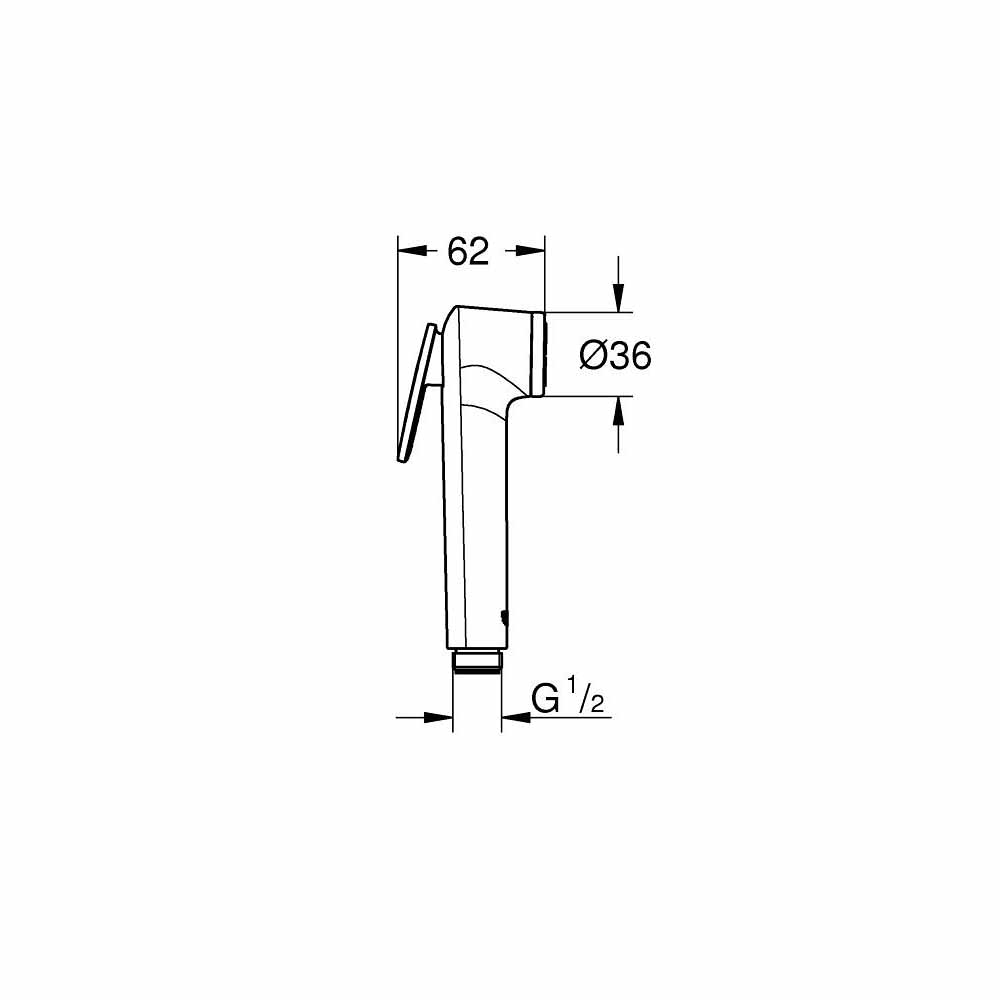 Đầu vòi xịt vệ sinh Tempesta-F Trigger Spray 30 GROHE 27512001