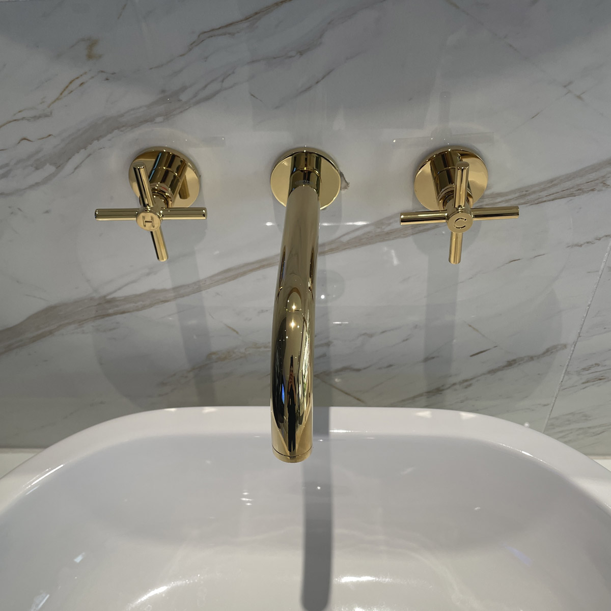Vòi gắn tường 3 lỗ nóng lạnh Atrio GROHE 20164003 - 12