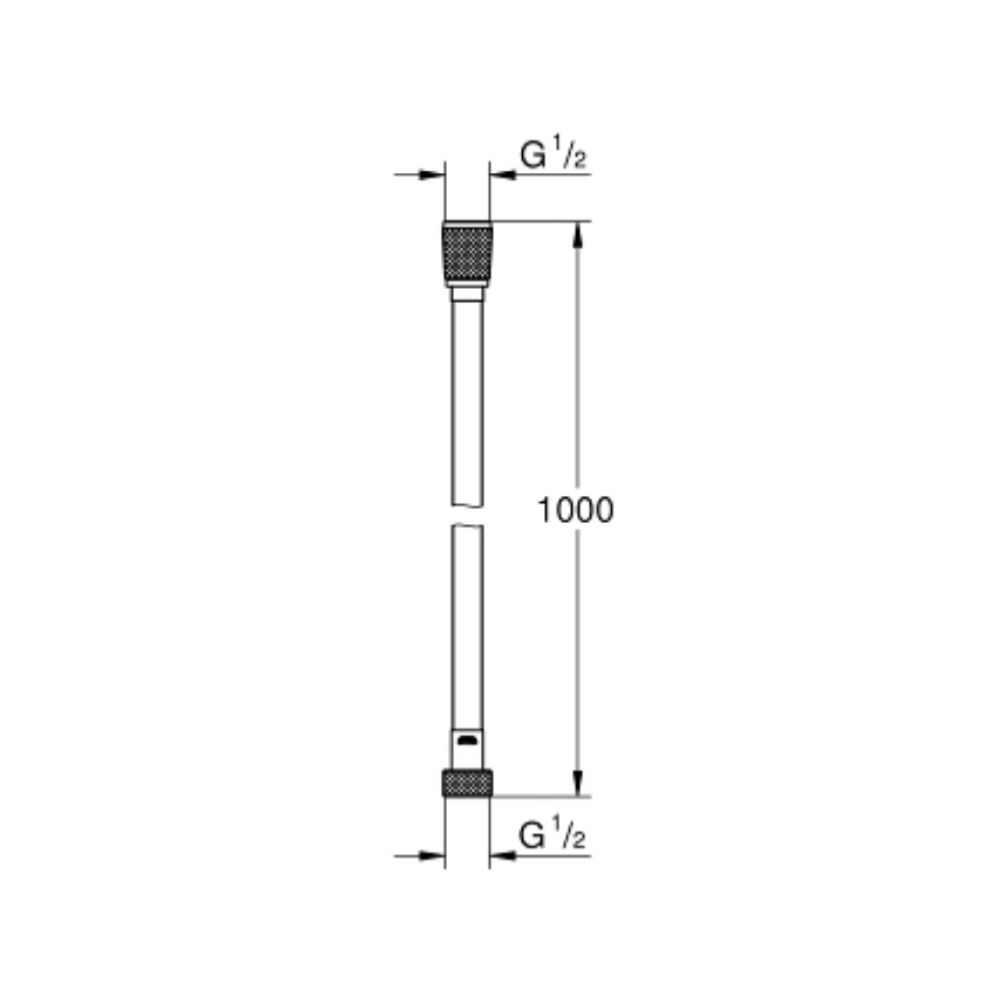 Dây sen tắm Silverflex 1000mm GROHE 26334001 - 2