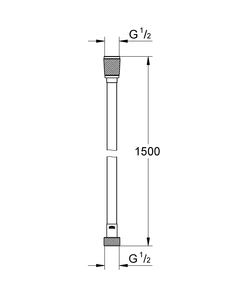Dây sen 1500mm Silverflex GROHE 28364000 - 7