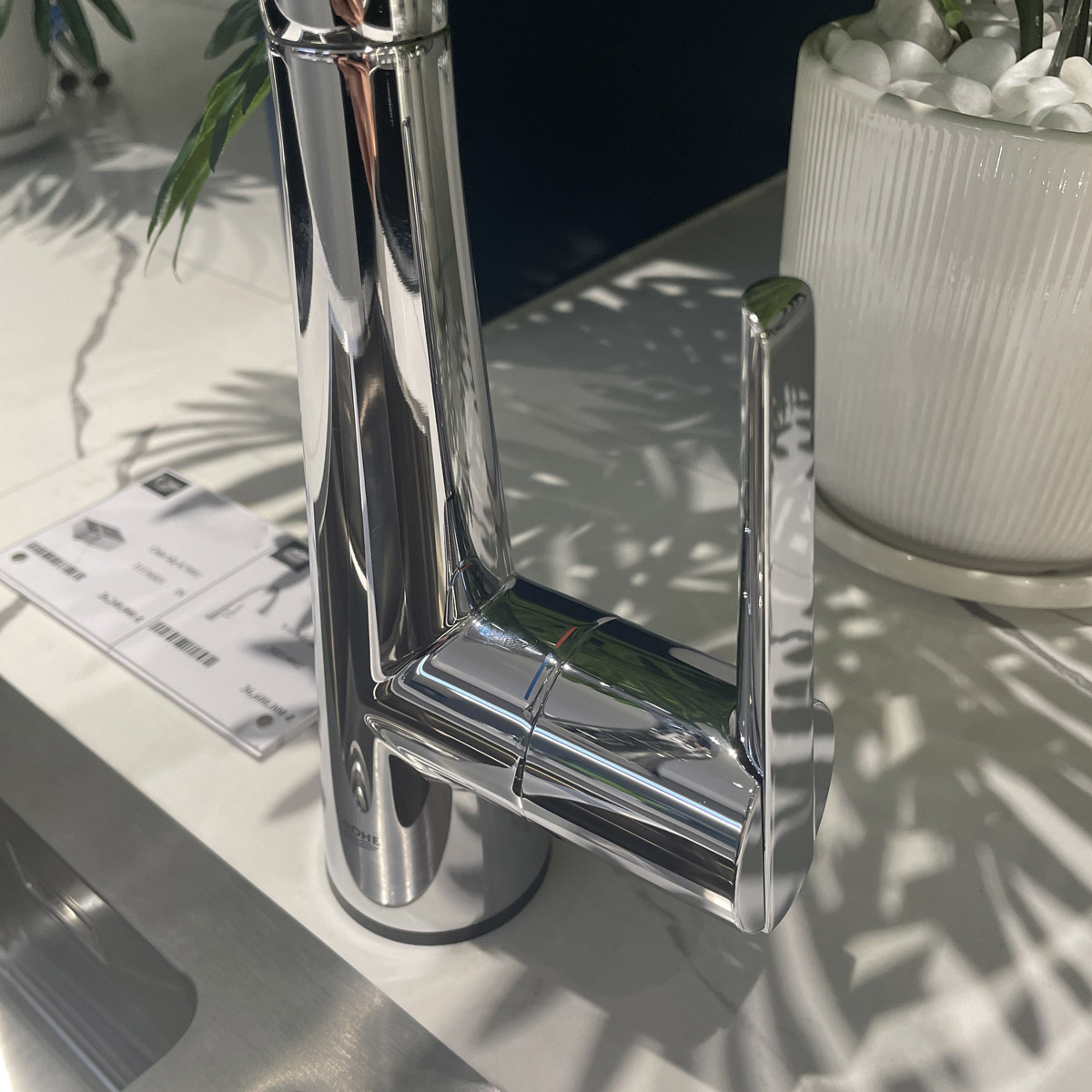 Vòi bếp cảm ứng dây rút nóng lạnh Zedra Touch GROHE 30219002 - 13