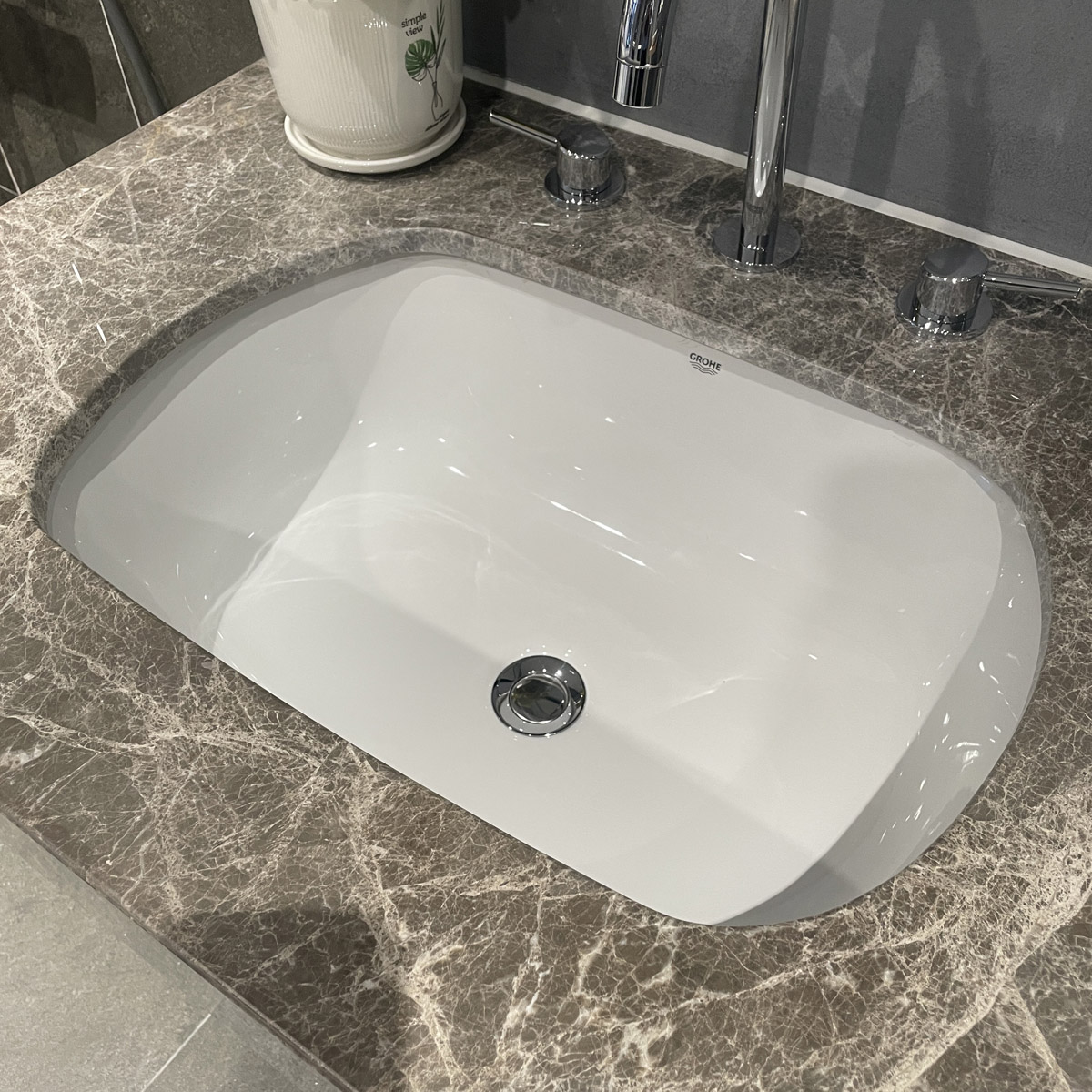 Chậu rửa mặt lavabo âm bàn GROHE 39125001 - 3