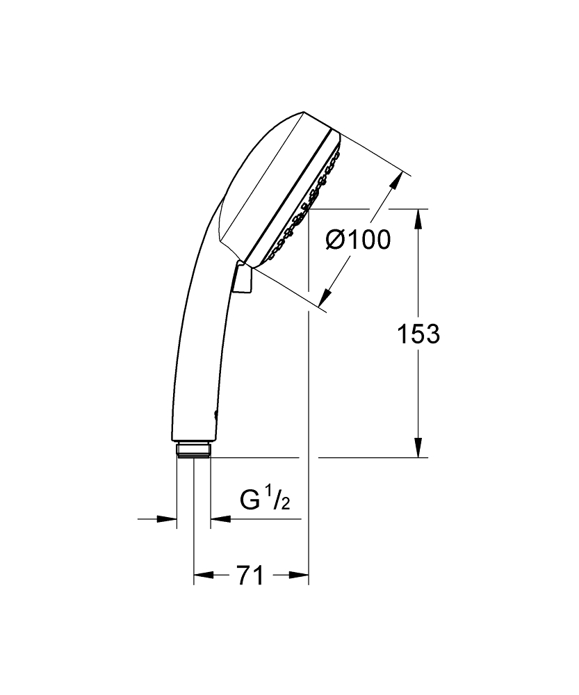 Tay sen tắm Tempesta Cosmopolitan GROHE 27573002 - 16
