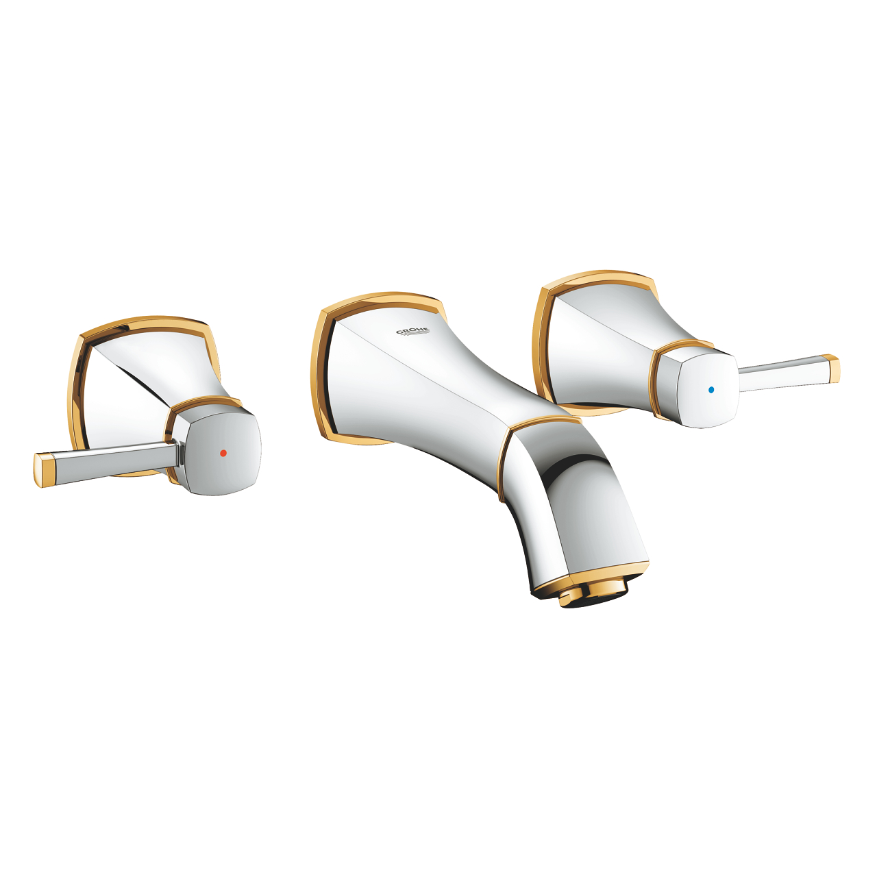 Vòi chậu nóng lạnh gắn tường 3 lỗ Grandera GROHE 20414000