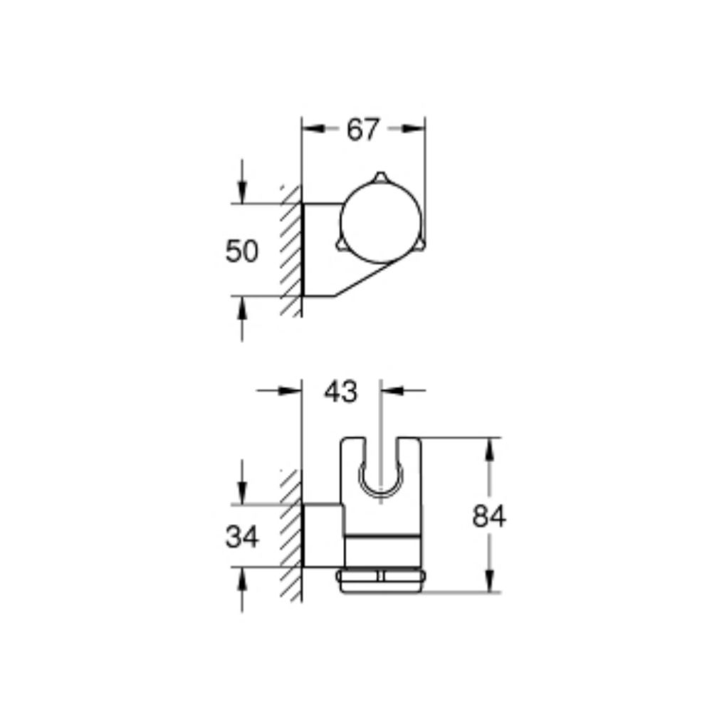 Gác sen tắm Tempesta GROHE 27595001