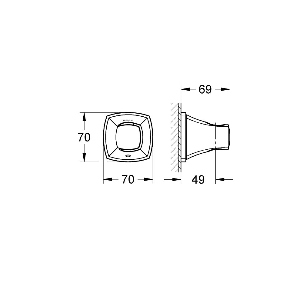 Gác sen tắm Grandera GROHE 27969000