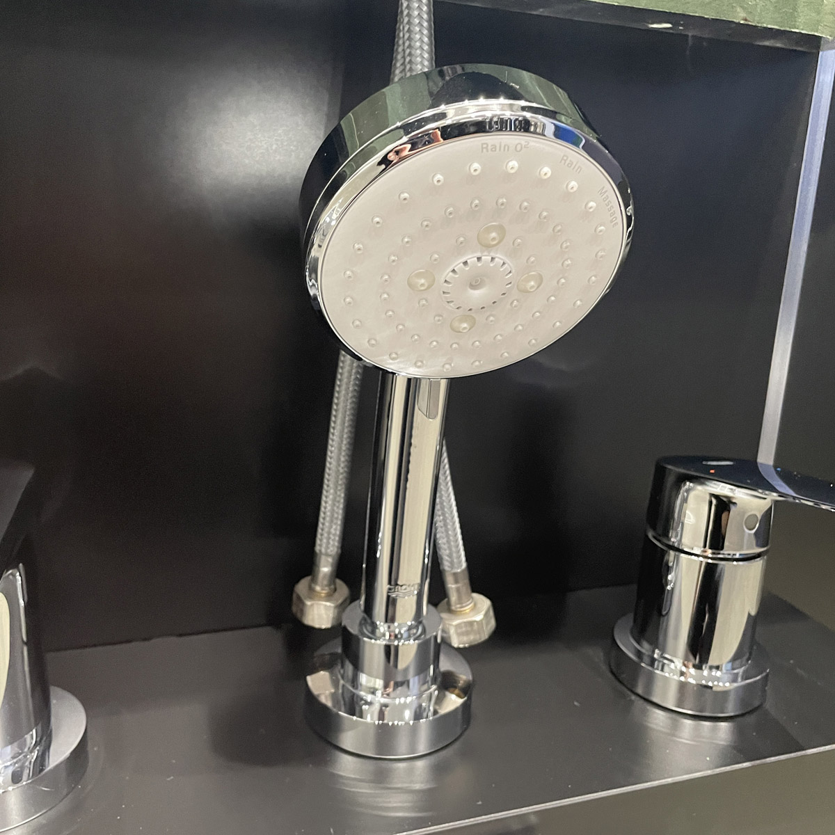 Bộ vòi xả 3 lỗ gắn thành bồn tắm BauEdge Grohe 2511710A - 8