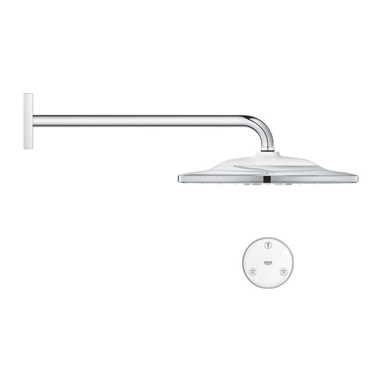 Bộ bát sen tắm gắn tường 2 chế độ kèm remote Rainshower SmartConnect 310 GROHE 26642000 - 4