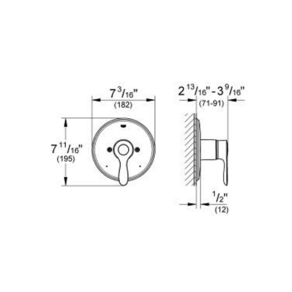 Van điều chỉnh nóng lạnh Parkfield GROHE 19921000 - 2