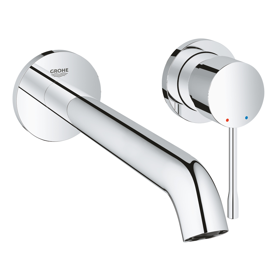 Vòi lavabo gắn tường nóng lạnh 2 lỗ Essence New Grohe 19967001 - 4