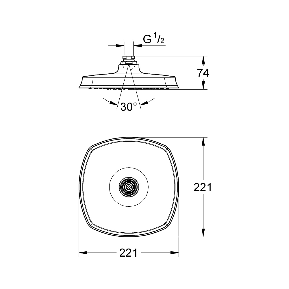 Bát sen Grandera 210 GROHE 27974IG0 - 3