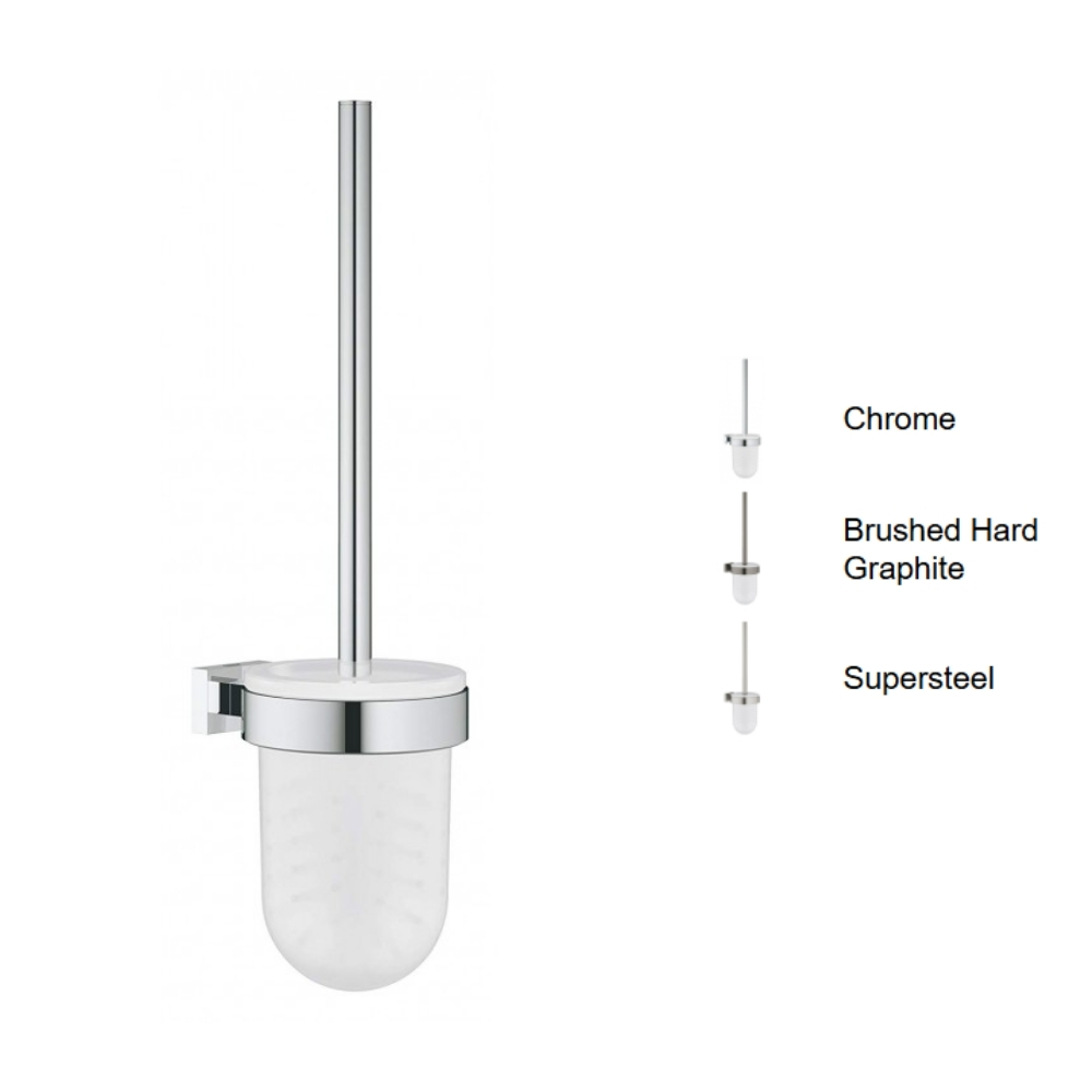 Bộ cọ cầu vệ sinh gắn tường Essentials Cube GROHE 40513001 - 2