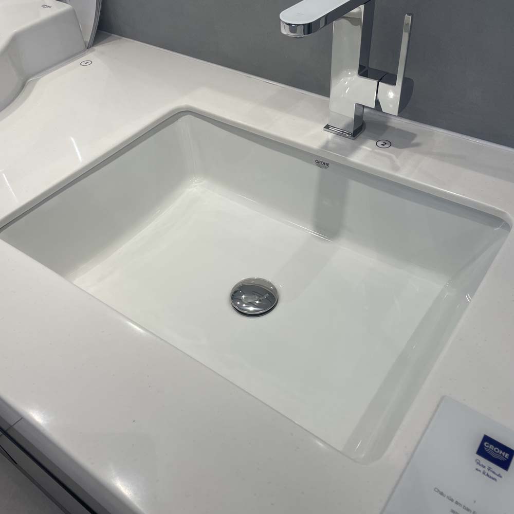 Chậu rửa mặt lavabo âm bàn GROHE 3970900H - 5