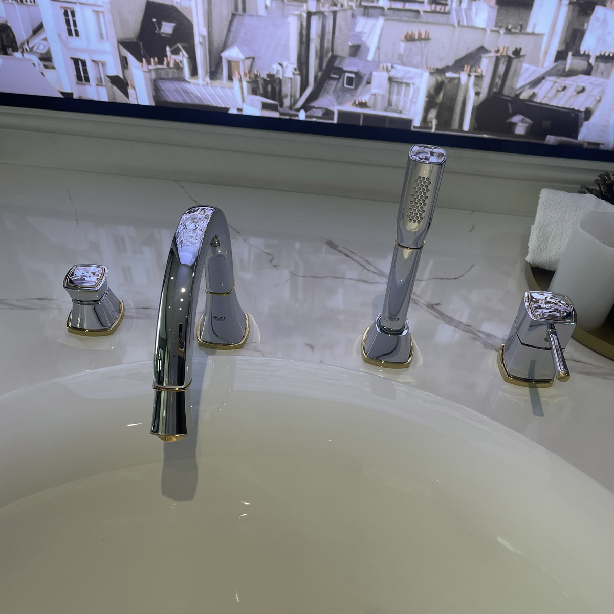 Bộ vòi xả bồn 4 lỗ Grandera GROHE 19936IG0 - 6