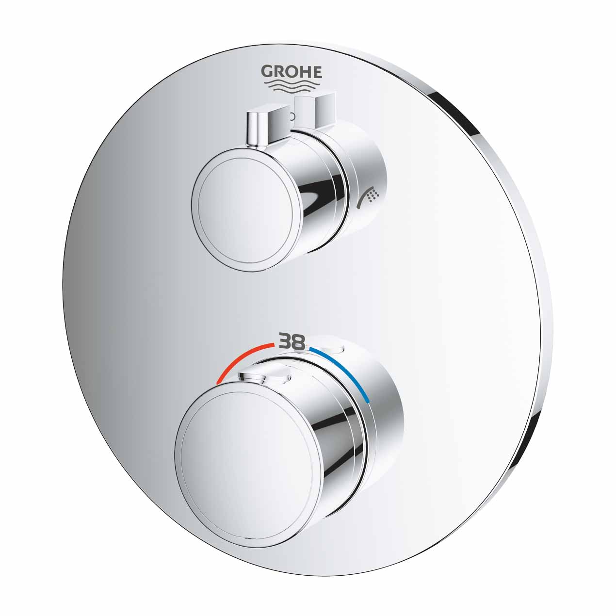 Van nhiệt độ kèm chuyển hướng 2 đường Grohtherm GROHE 24077000 - 3