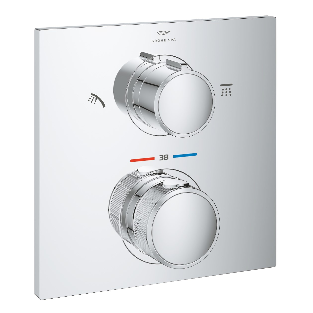 Van nhiệt độ kèm chuyển hướng 2 đường Allure GROHE 29181002 - 4