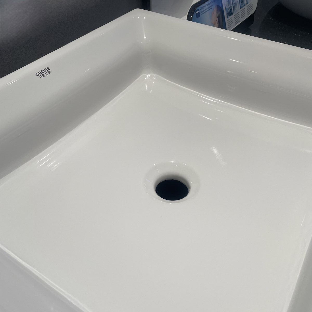 Chậu rửa lavabo đặt bàn Cube Ceramic GROHE 3948100H - 7