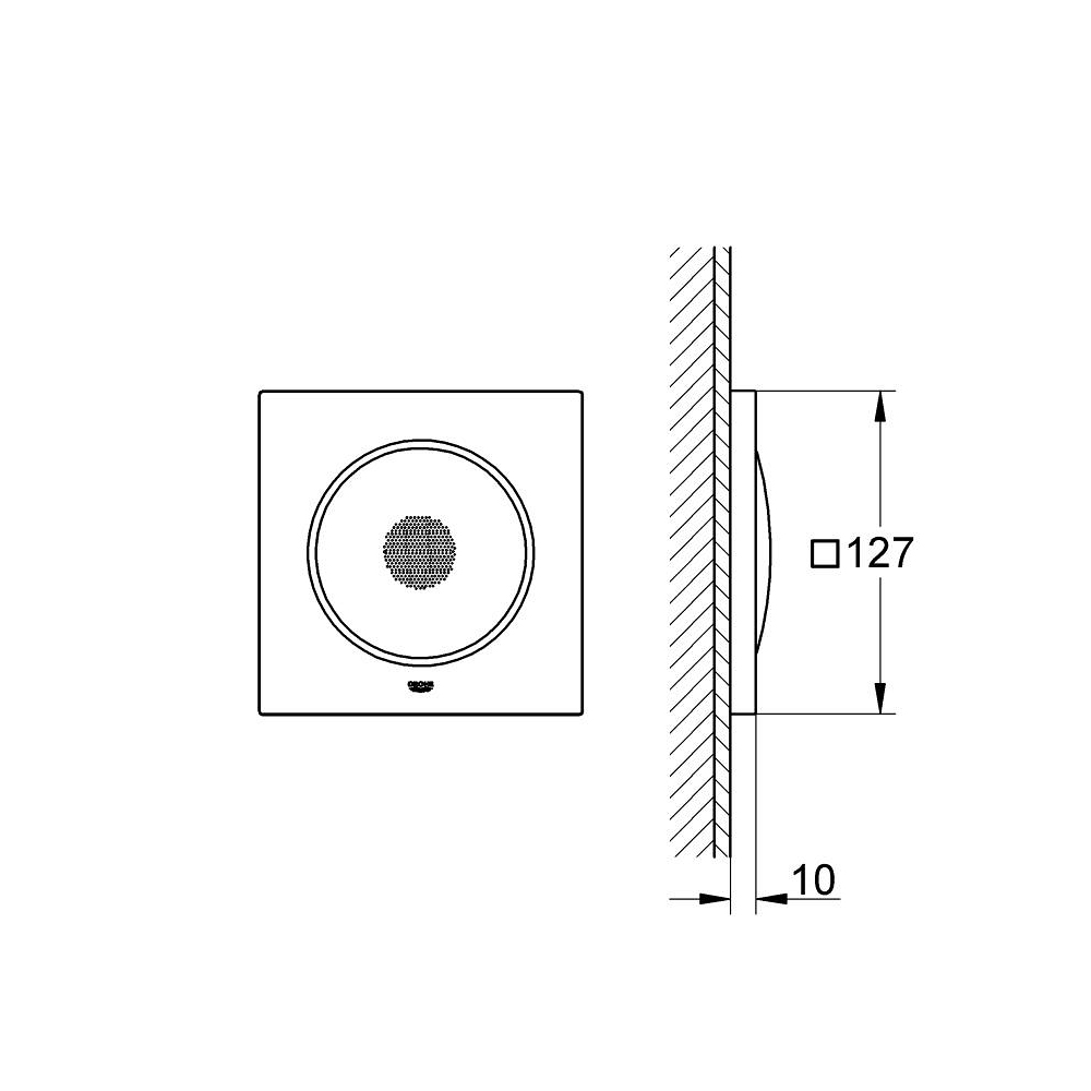 Bộ tích hợp âm thanh Rainshower F-Series GROHE 36360000