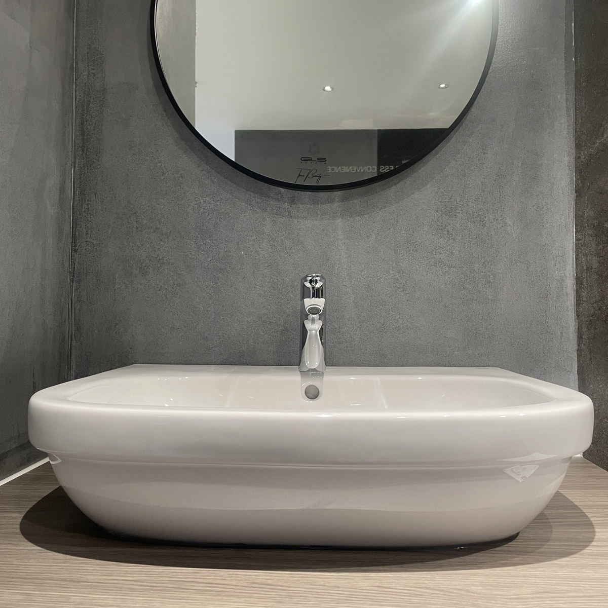 Chậu rửa lavabo treo tường Euro Ceramic GROHE 39323000 - 5