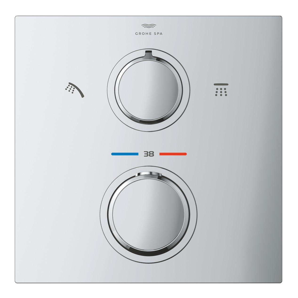 Van nhiệt độ kèm chuyển hướng 2 đường Allure GROHE 29181002 - 5