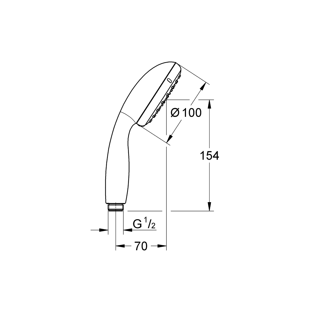 Tay sen tắm 2 chế độ Tempesta 100 GROHE 27597001 - 2