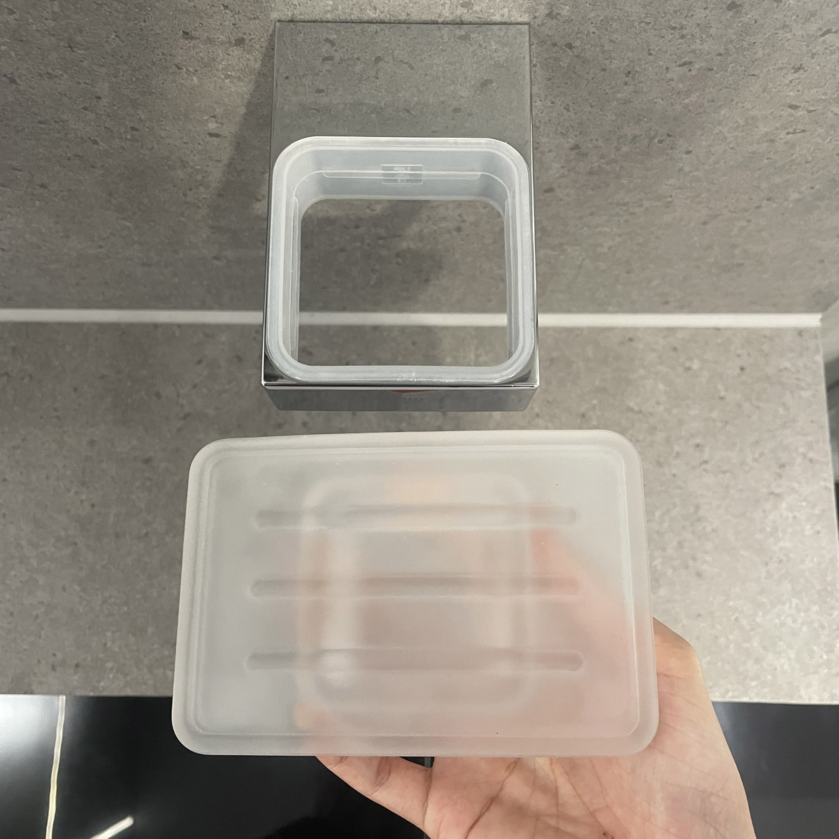 Đĩa đựng xà phòng Selection Cube GROHE 40806000 - 9