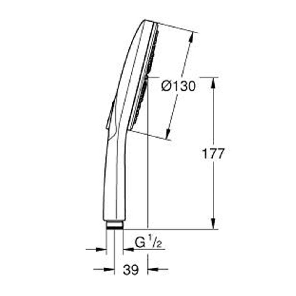 Tay sen tắm RSH SmartActive 130 Grohe 26544000